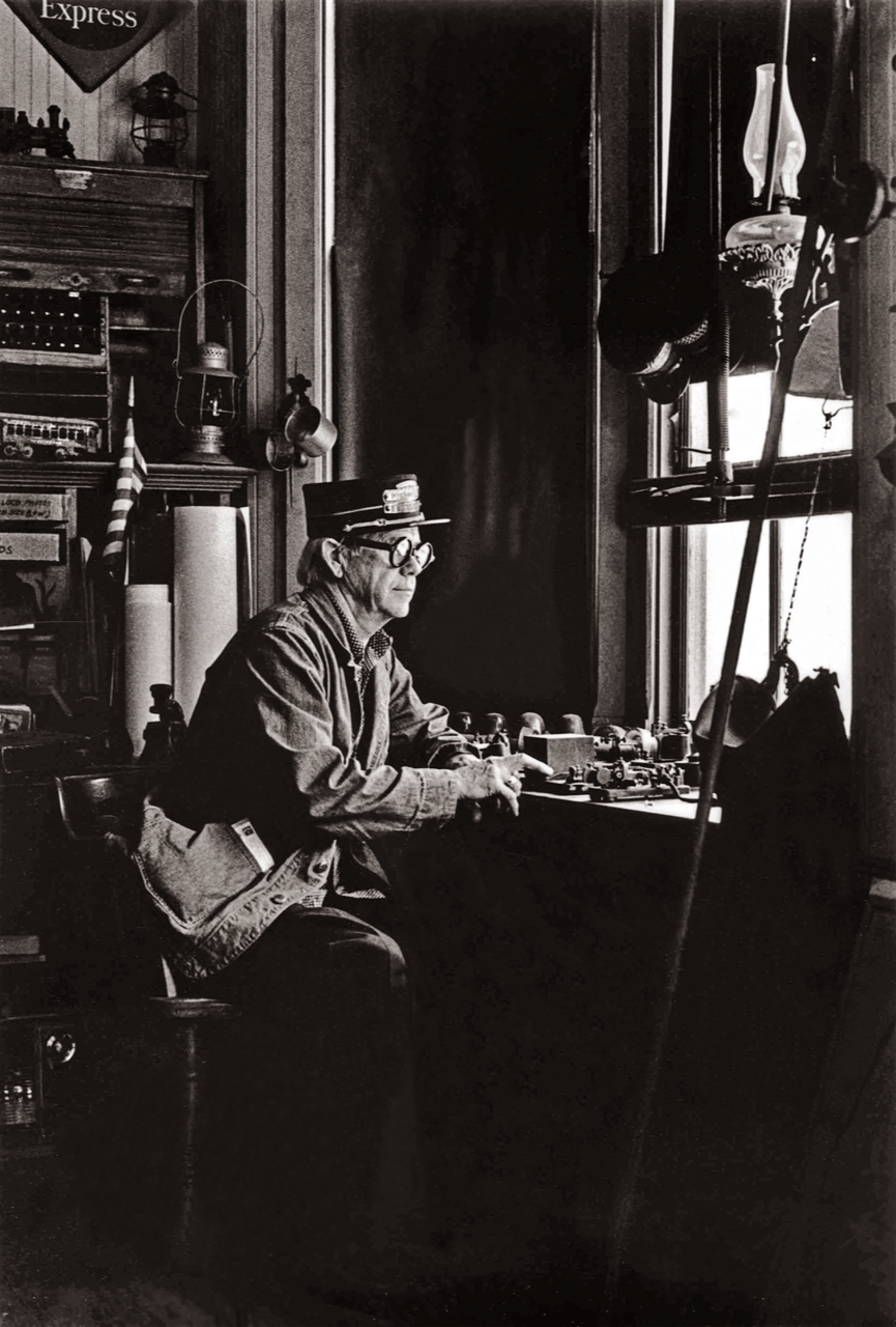 Ward Kimball at the telegraph